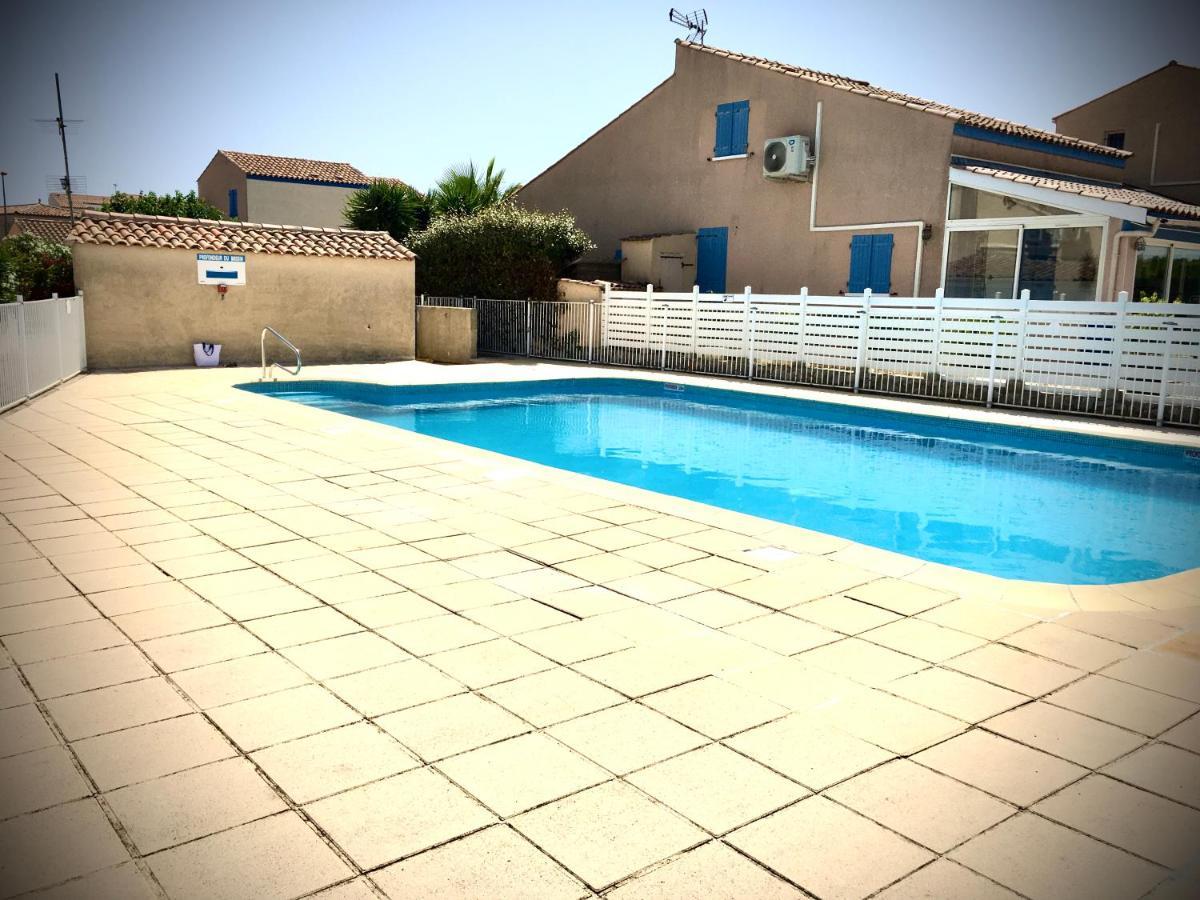 De La Clape A La Mer Mon Petit Pavillon Labellise - F2- Piscine Commune - Wifi Gratuit- Parking Prive - Arrivee Autonome - 800 M Plage - Grande Terrasse Abritee Vent - Saint-Pierre-la-Mer  Bagian luar foto